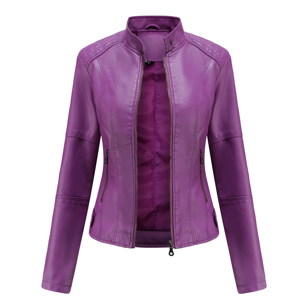 Lederjacke Damen | Tailliert, Strukturiert | Winter 2