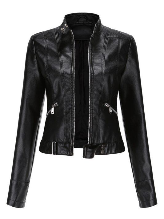 Lederjacke für Damen | Taillierte Passform | Winter 0