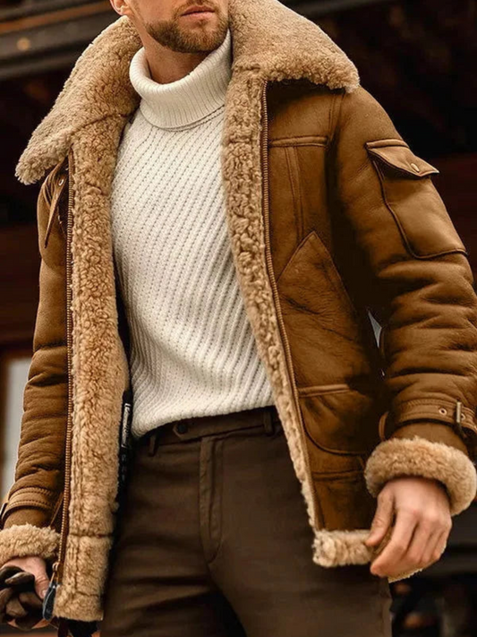 Lederjacke für Herren, Regular Fit | Winter 0