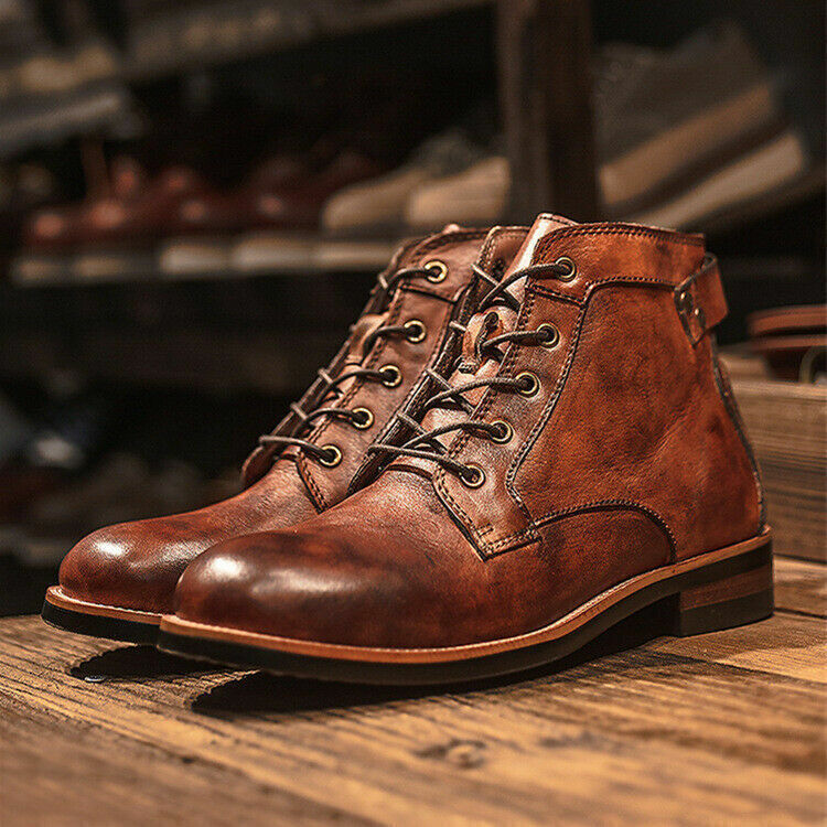 Lederstiefel für Herren | Rutschfest 2