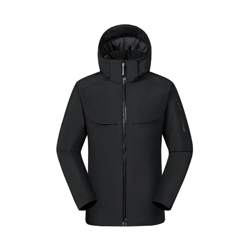 Leichte Softshelljacke für Herren | Kapuze 0