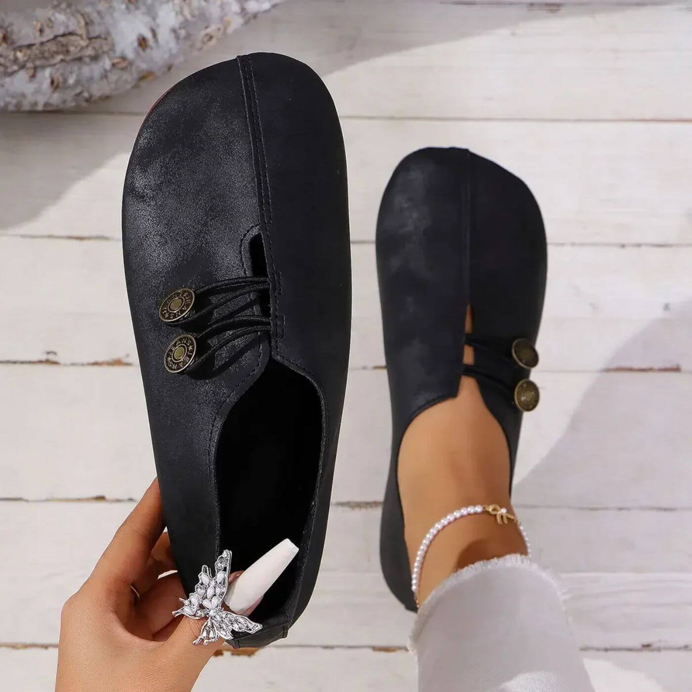 Lydia™ – Weiche und flexible orthopädische Schuhe 0