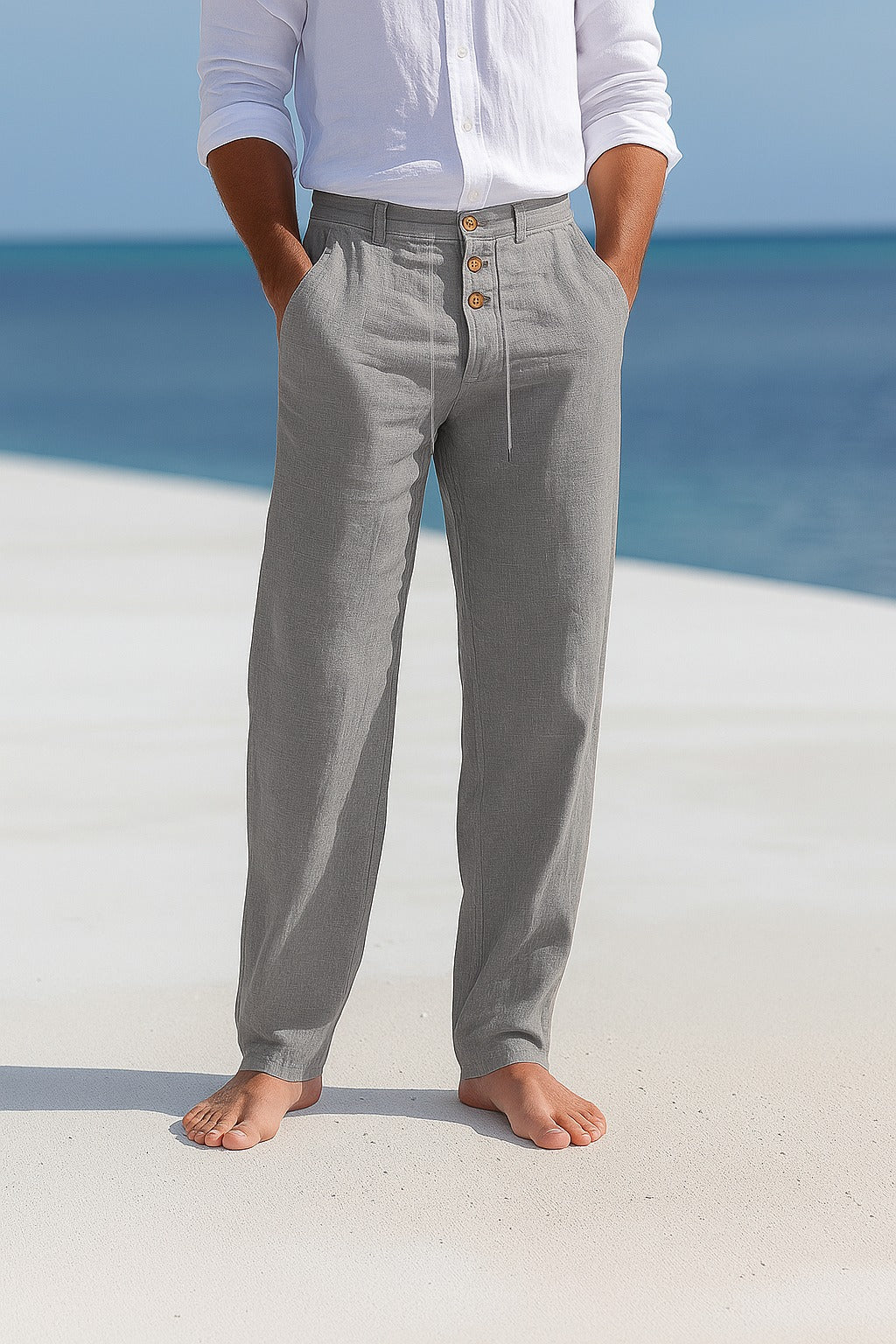 MATTEO | Luftige Leinen Sommerhose 3