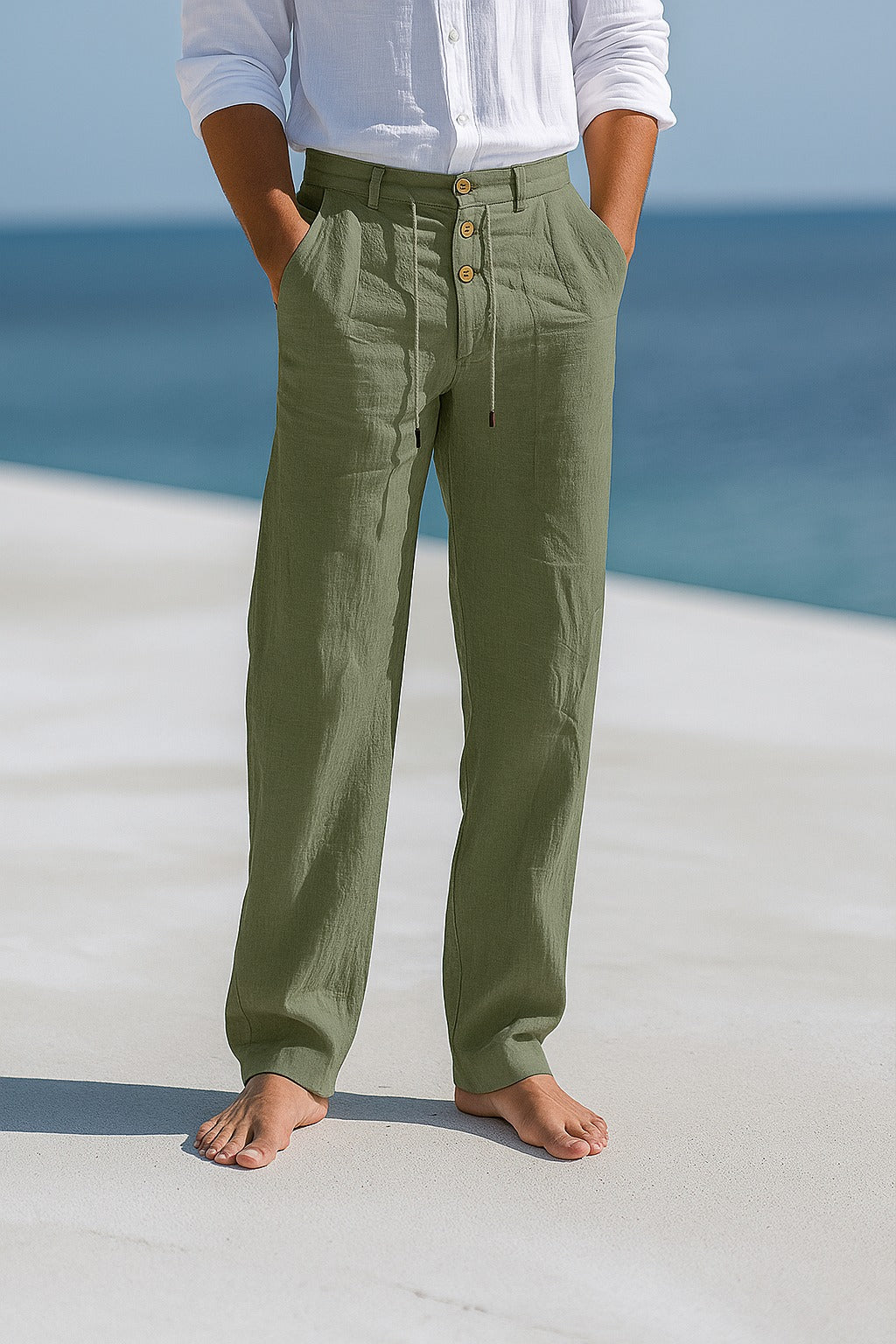 MATTEO | Luftige Leinen Sommerhose 4