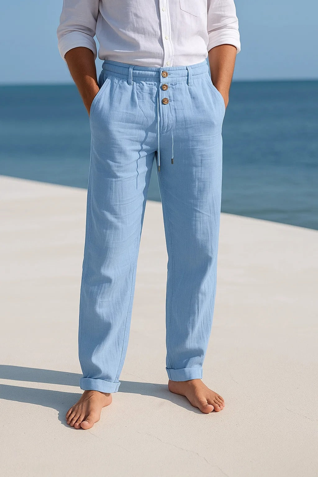 MATTEO | Luftige Leinen Sommerhose 6