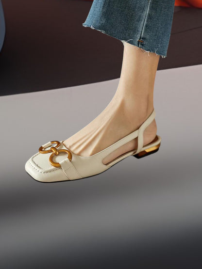 Malene | Elegante Orthopädische Sandalen Damen mit Verstellbarer Schnalle und Voller Polsterung | Beige