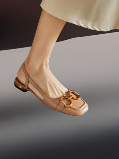 Malene | Elegante Orthopädische Sandalen Damen mit Verstellbarer Schnalle und Voller Polsterung | Braun