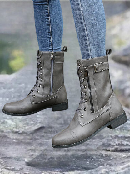 Marguerite | Orthopädische Damenstiefel, wasserdicht und rutschfest, für Komfort und Stil | Grau