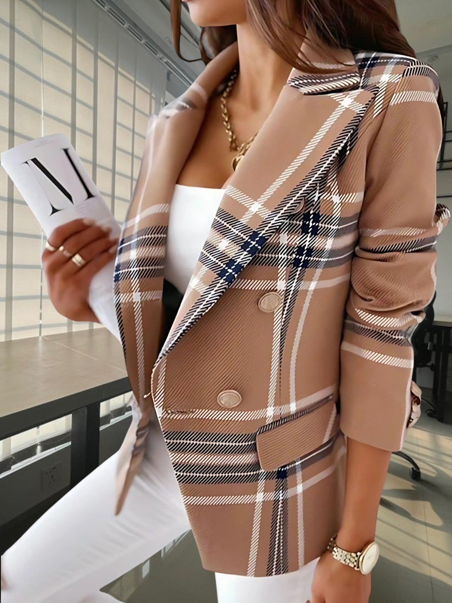 Maßgeschneiderter Blazer | Doppelter Knopfverschluss 0