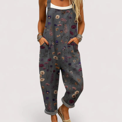 Overall Jumpsuit Damen | Floraler Print & Lässiger Schnitt