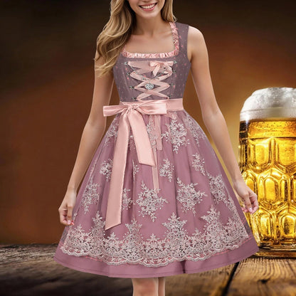 Midi-Dirndlkleid | Ärmellos | Oktoberfest 0