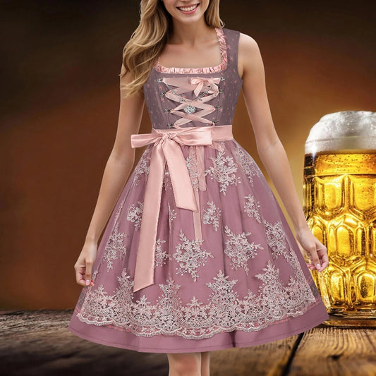 Midi-Dirndlkleid | Ärmellos | Oktoberfest 0