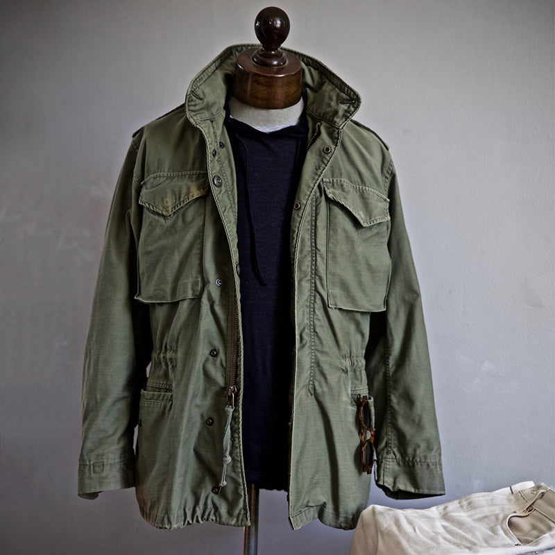Militärische Feldjacke für Herren | Verstellbare Passform 0