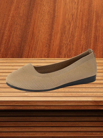 Mina| Atmungsaktive Rutschfeste Schuhe mit Orthopädischer Unterstützung und Elastischem Design | Khaki