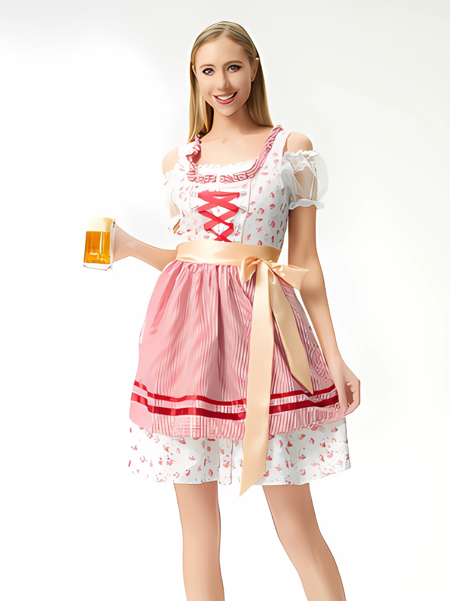 Mini Dirndlkleid | Figurbetonte Passform | Oktoberfest Outfit 2