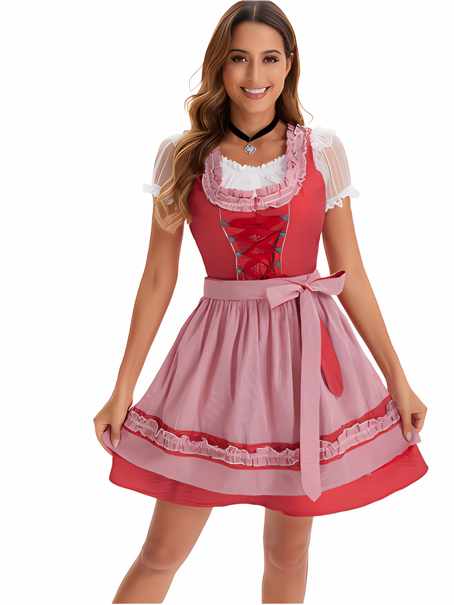 Mini Dirndlkleid | Figurbetonte Passform | Oktoberfest Outfit 4
