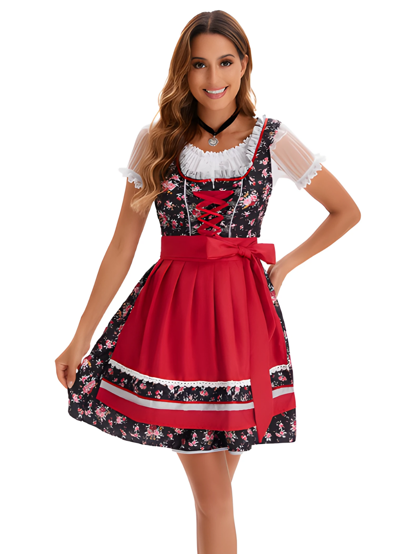 Mini Dirndlkleid | Figurbetonte Passform | Oktoberfest Outfit 6