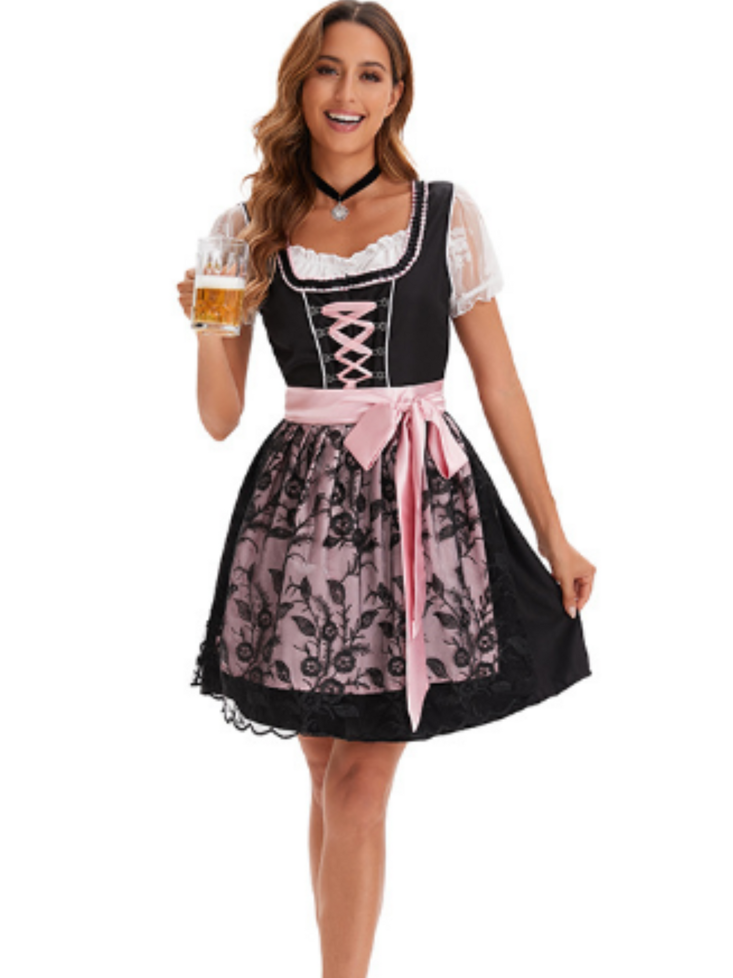 Mini Dirndlkleid | Figurbetonte Passform | Oktoberfest Outfit 9