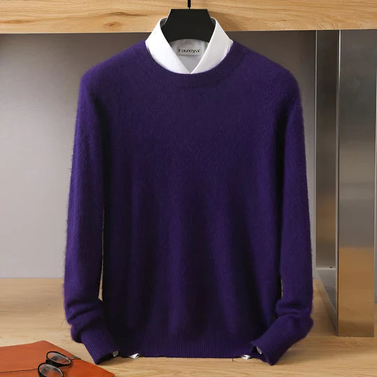 O-Ausschnitt Kaschmirpullover für Herren | Leicht 5