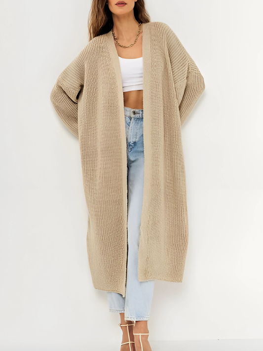 Offene Strickjacke für Damen | Lockere Passform 0