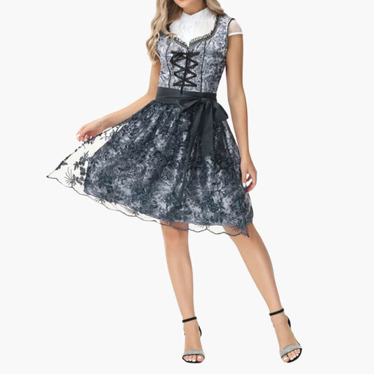 Oktoberfest Dirndlkleid mit Hakenverschluss | Quadratischer Ausschnitt 0