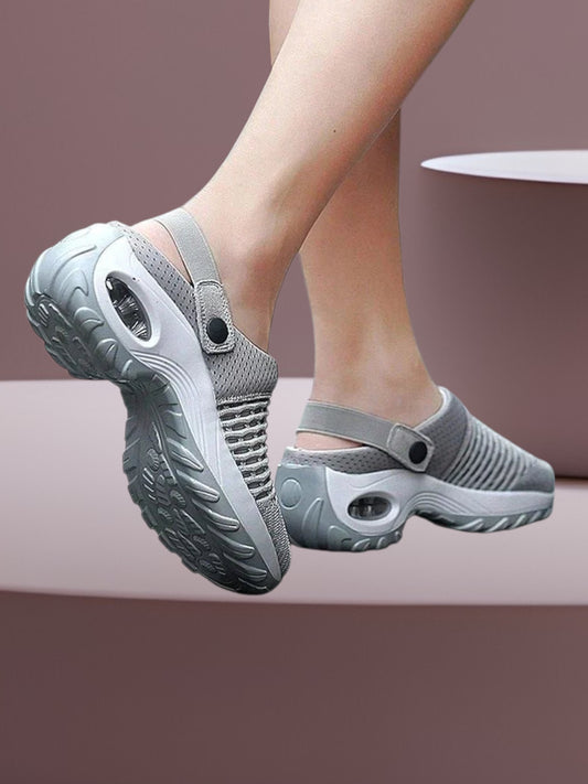 Orthopädische Luftkissenschuhe mit ergonomischem Design und stoßdämpfender Sohle für Frauen | Grau