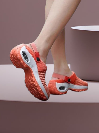 Orthopädische Luftkissenschuhe mit ergonomischem Design und stoßdämpfender Sohle für Frauen | Orange