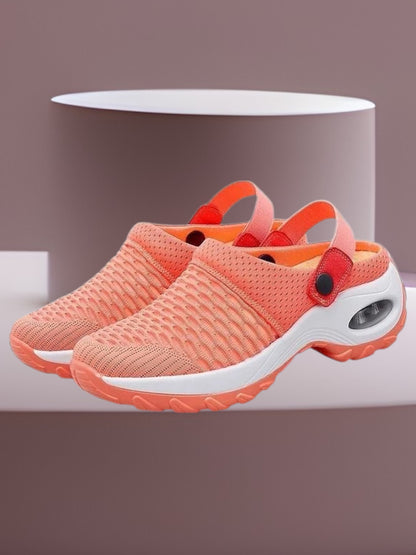 Orthopädische Luftkissenschuhe mit ergonomischem Design und stoßdämpfender Sohle für Frauen | Orange 2