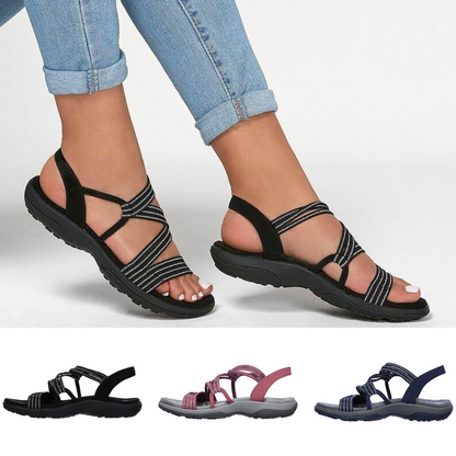 Orthopädische Damen Sandalen mit verstellbaren Riemen – Elvira 3