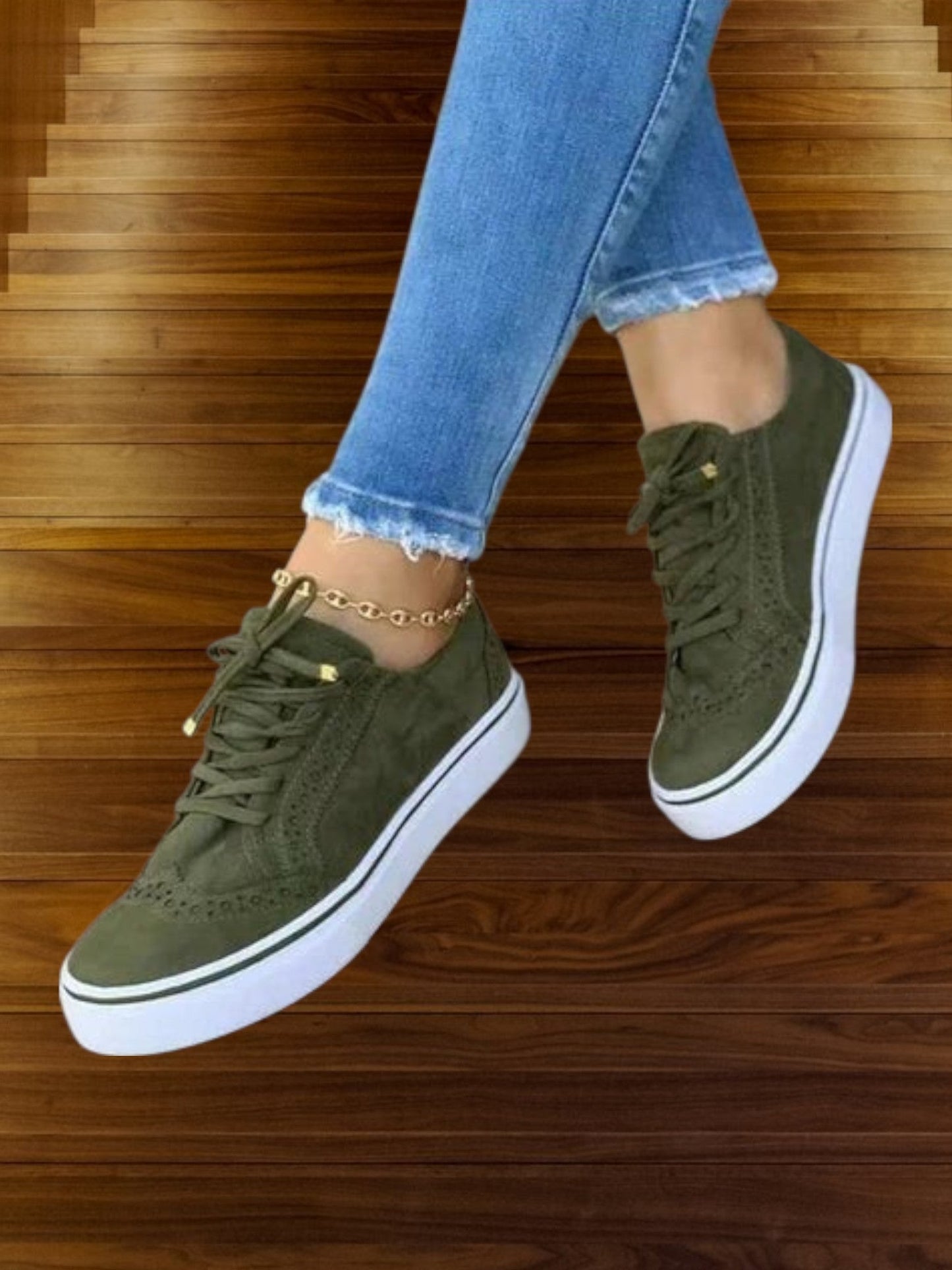 Orthopädische Schnürschuhe mit runder Zehe und ergonomischer Einlegesohle