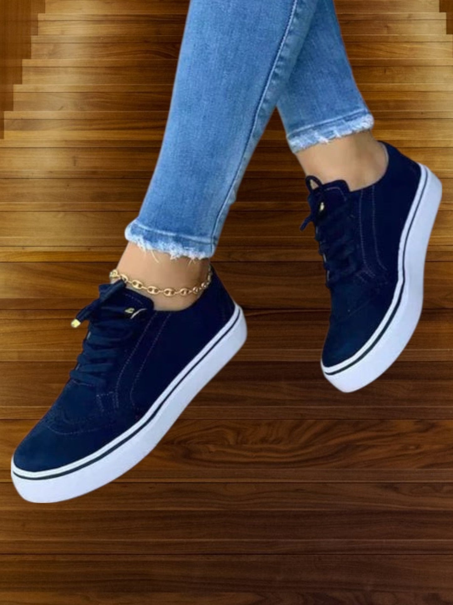 Orthopädische Schnürschuhe mit runder Zehe und ergonomischer Einlegesohle