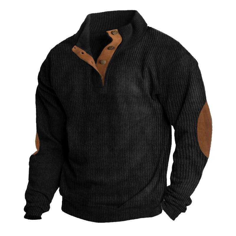 Outdoor-Pullover für Herren | Wetterbeständig, Strapazierfähig
