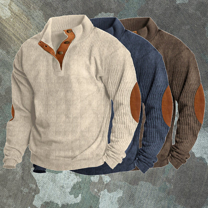 Outdoor-Pullover für Herren | Wetterbeständig, Strapazierfähig 5