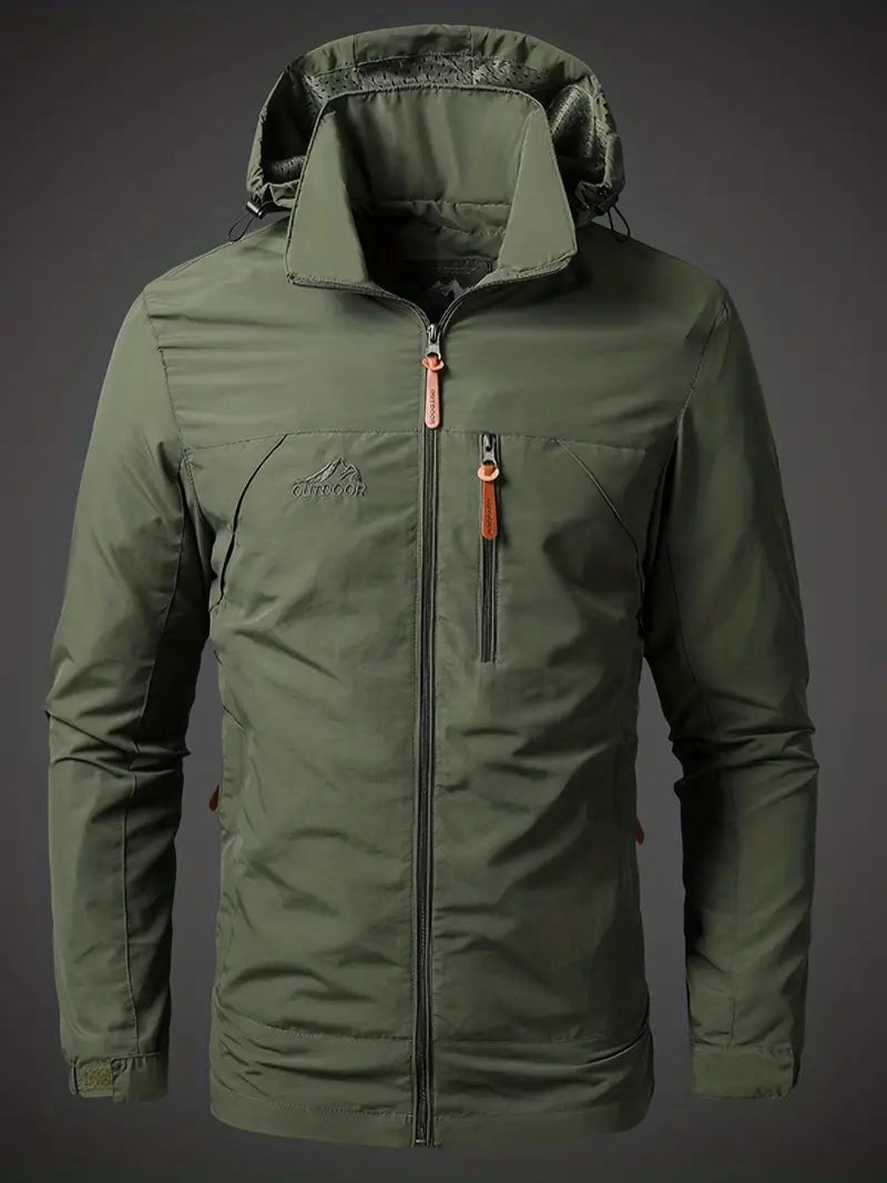 Outdoorjacke für Herren | Wasserabweisend, leicht 0