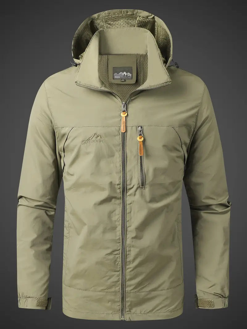Outdoorjacke für Herren | Wasserabweisend, leicht 2