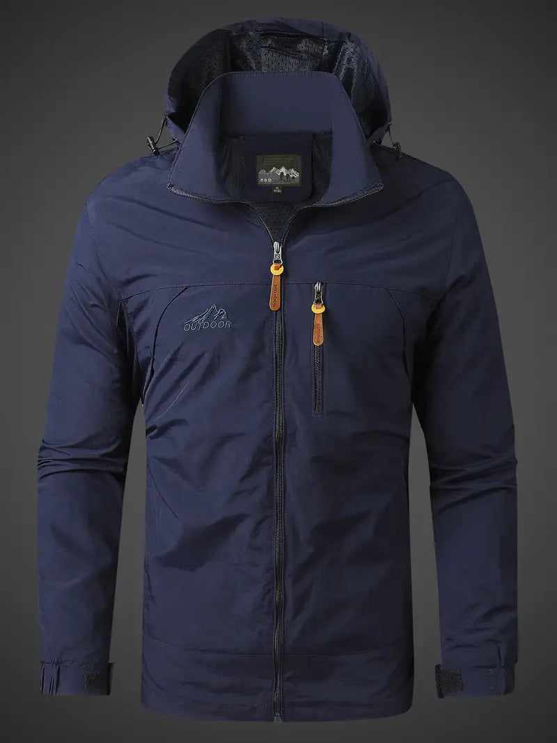 Outdoorjacke für Herren | Wasserabweisend, leicht 4