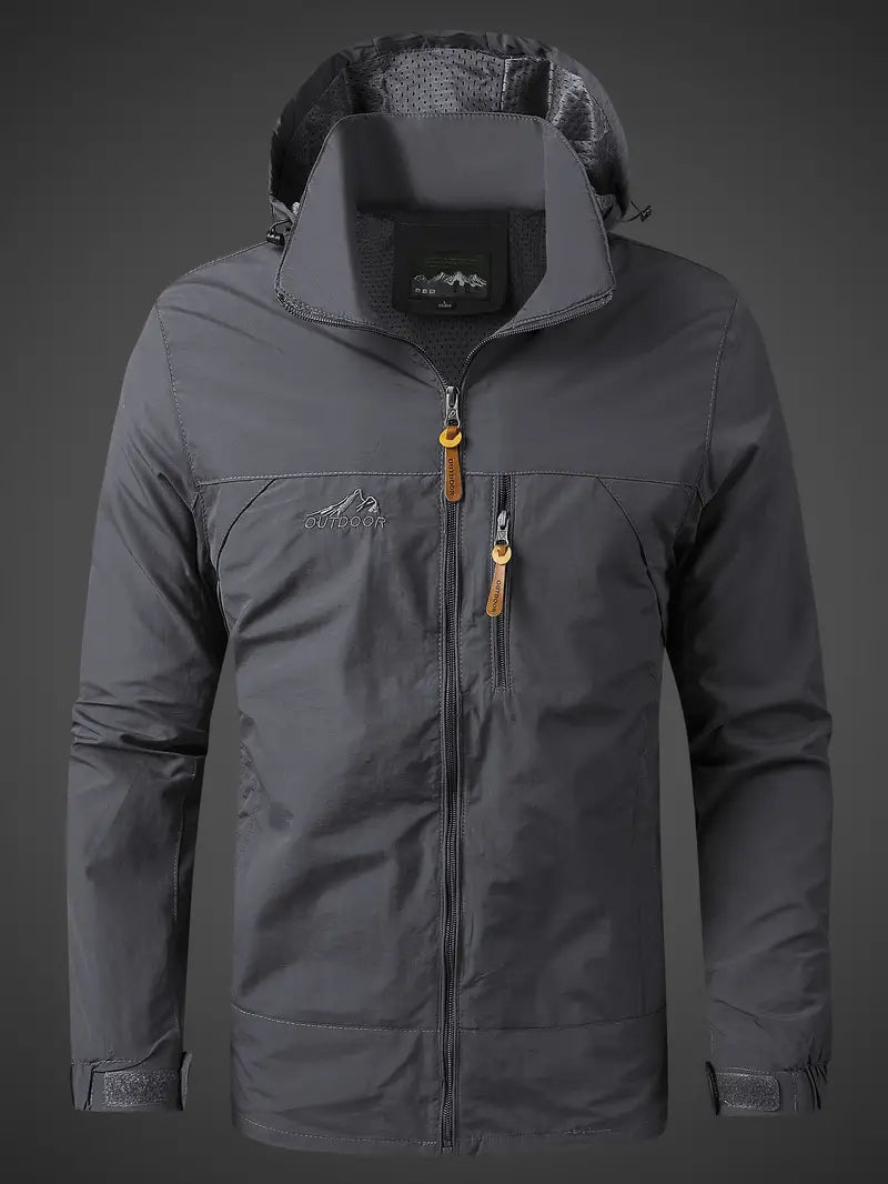 Outdoorjacke für Herren | Wasserabweisend, leicht 5