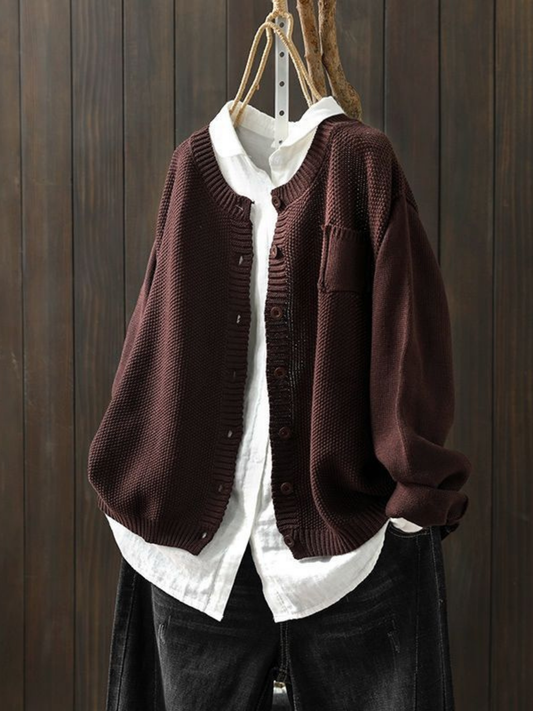 Oversize-Cardigan für Damen | Langarm 0