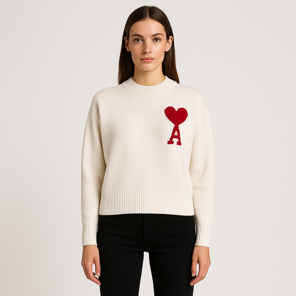 Oversize-Pullover für Damen | Ace of Hearts Design