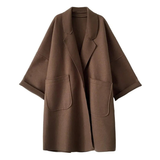 Oversize-Trenchcoat für Damen | Wollmischung 0
