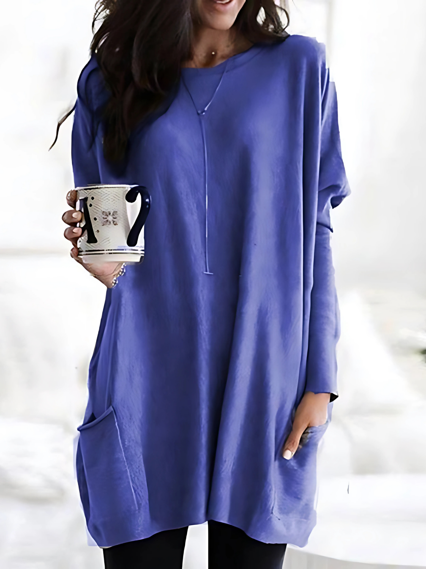 Oversize Pullover für Damen | Mit Taschen 8