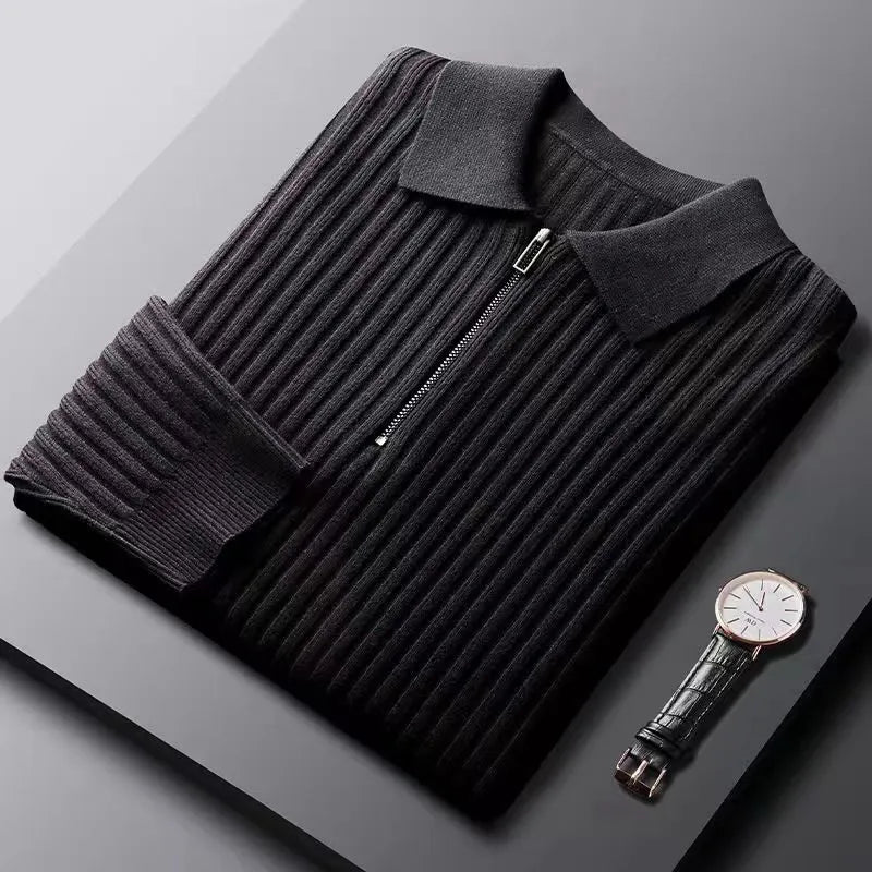 Polopullover für Herren, Reißverschluss | Winter 0
