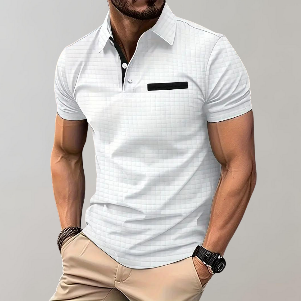 Poloshirt für Herren | Normale Passform, klassisches Design | Lässig 0