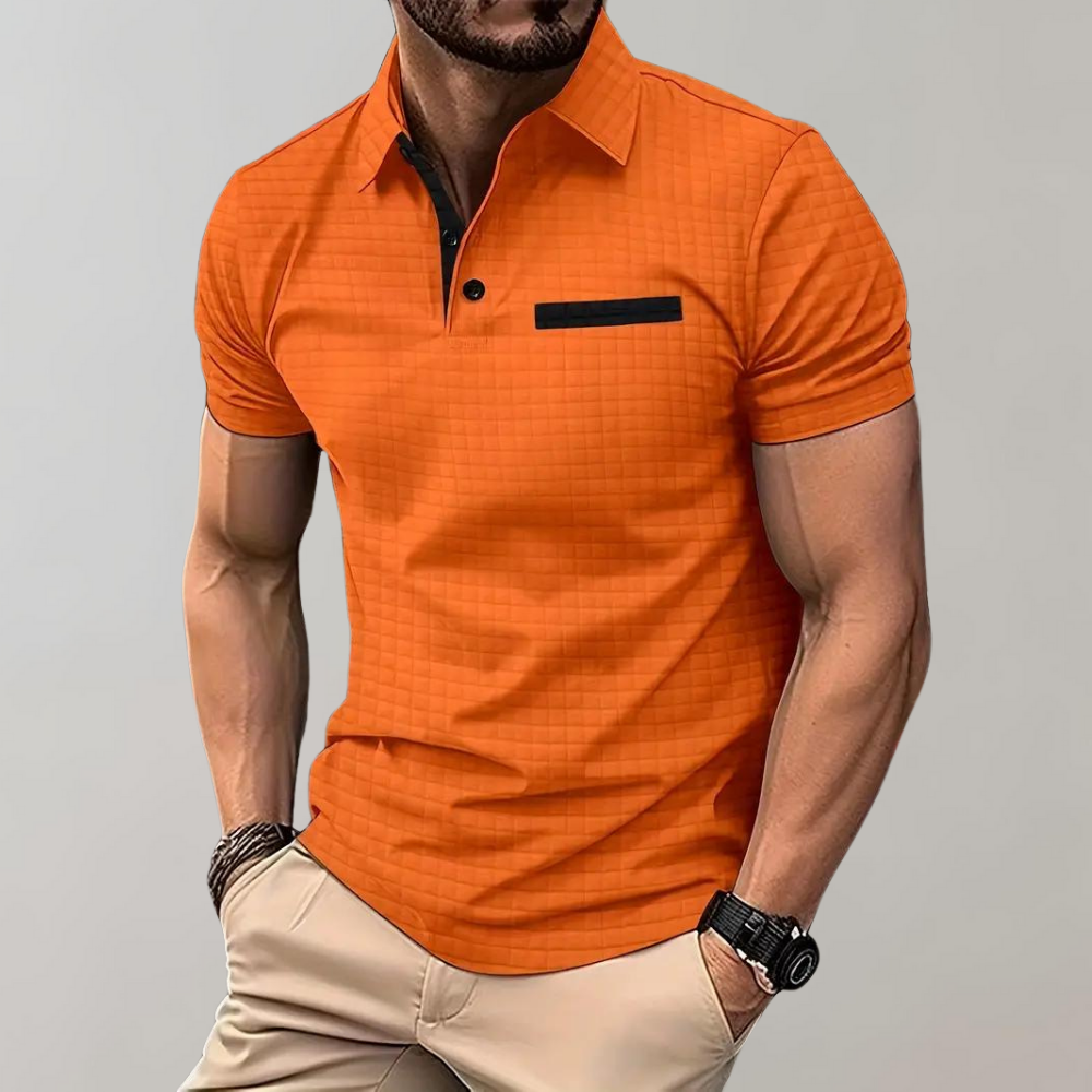 Poloshirt für Herren | Normale Passform, klassisches Design | Lässig 2