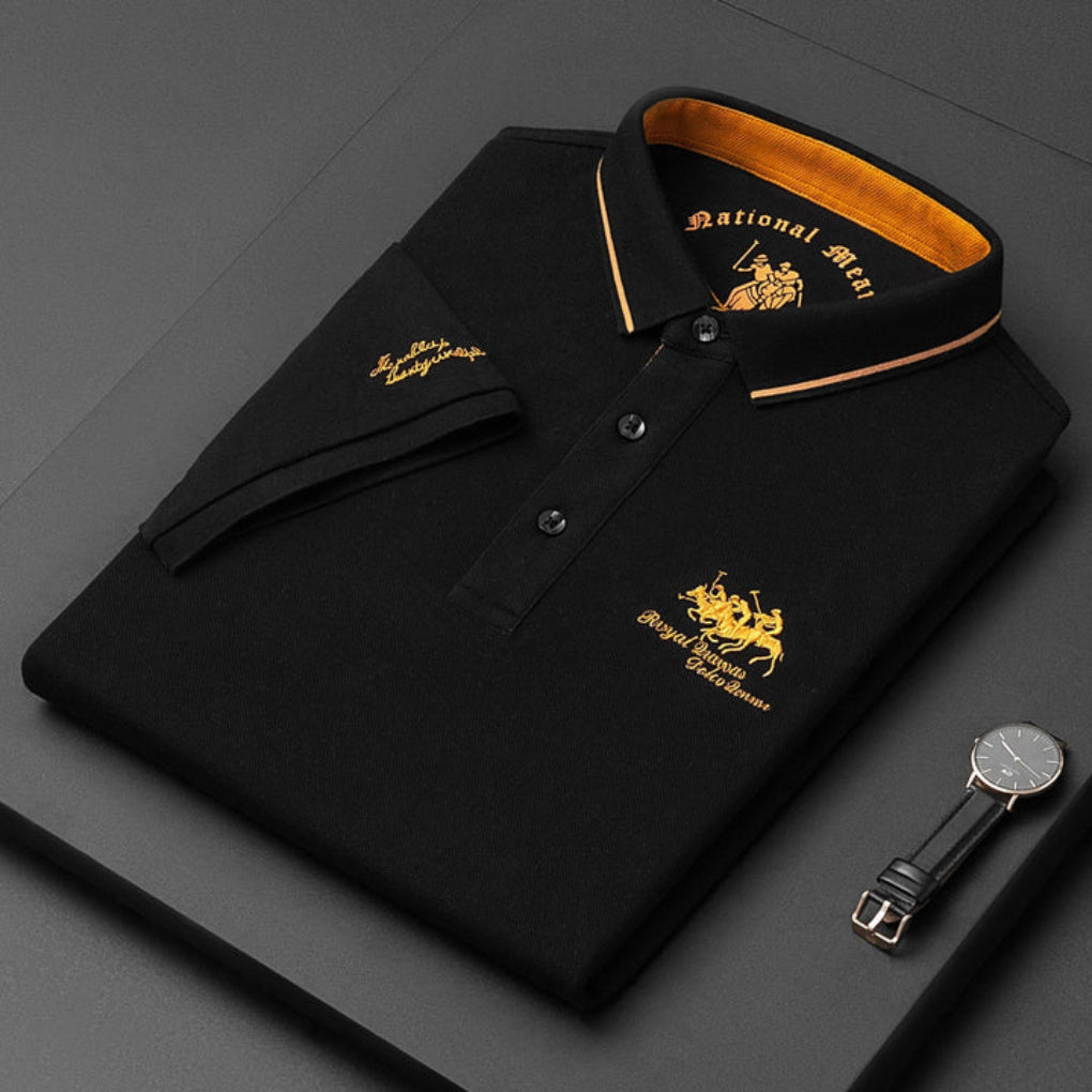 Poloshirt für Herren, gestickte Details | bequeme Passform 5