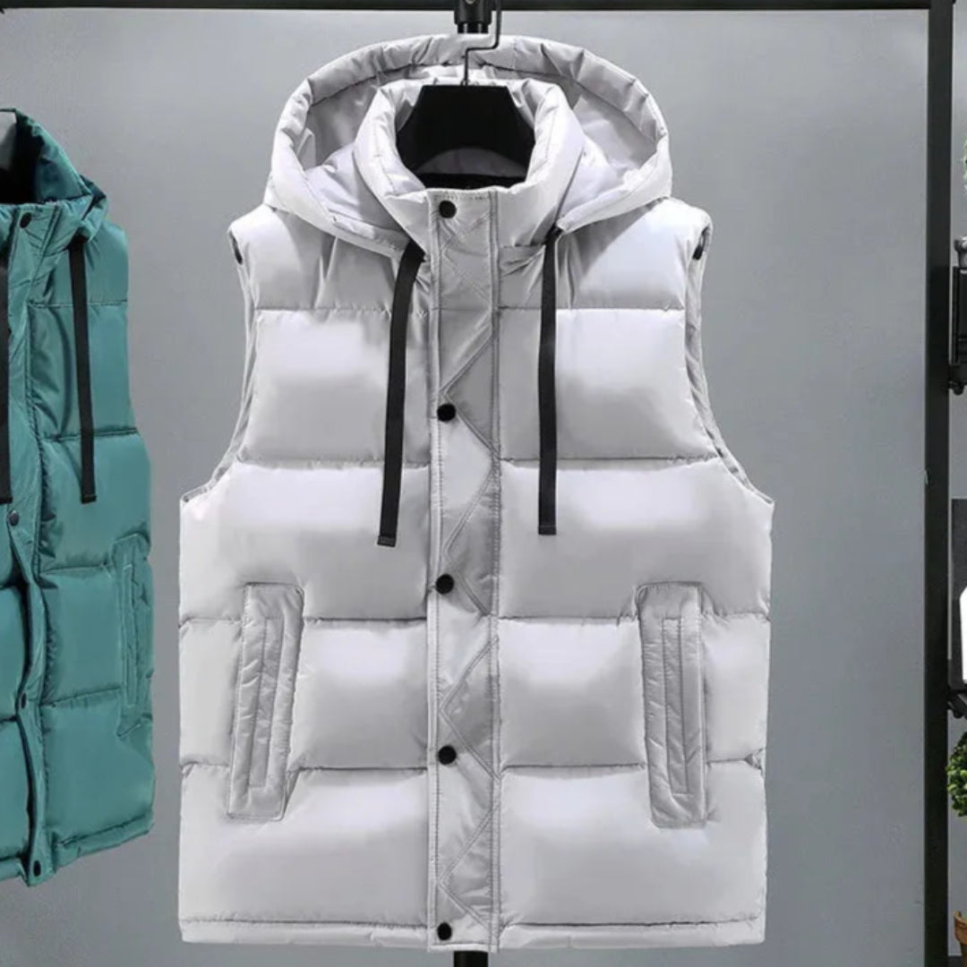 Pufferweste für Herren | Leichte Steppisolierung | Ärmellos 0