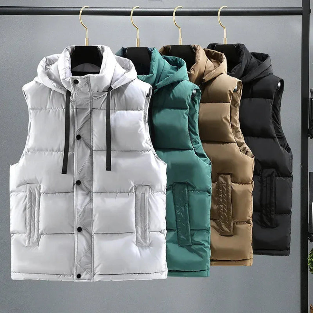 Pufferweste für Herren | Leichte Steppisolierung | Ärmellos 5