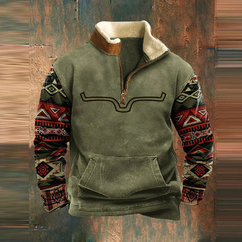 Pullover mit Reißverschluss für Herren | Normale Passform 0
