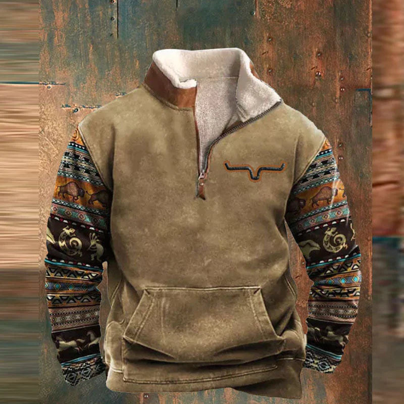 Pullover mit Reißverschluss für Herren | Normale Passform 2