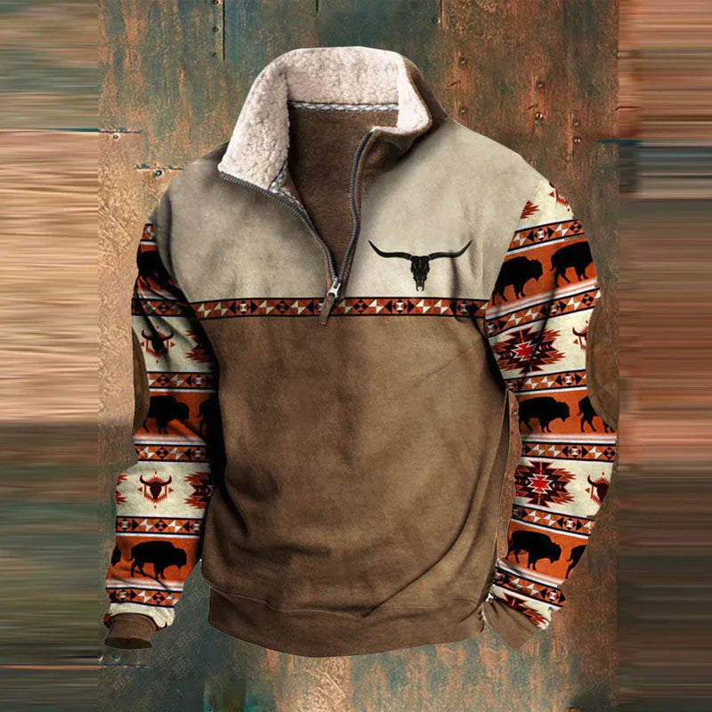 Pullover mit Reißverschluss für Herren | Normale Passform 4